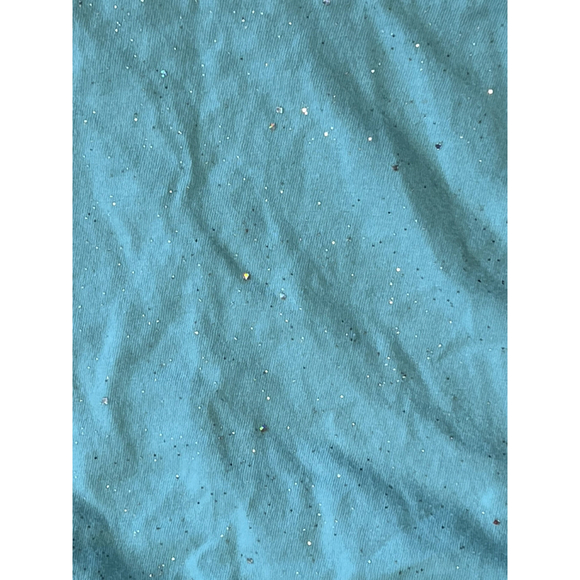 OshKosh Girls' Top Tie Sleeve Sparkle Peplum Shirt Size 7 - Picture 3 of 4